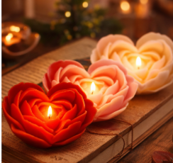 Bougie romantique lumière chaleureuse ambiance intime – La Promesse du Soir | Passion Intime