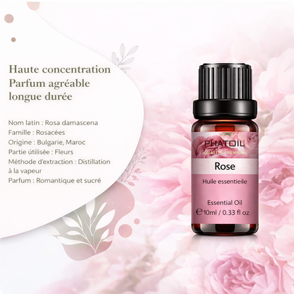 Huile essentielle rose pure 10ml premium – L'Essence Secrète | Passion Intime