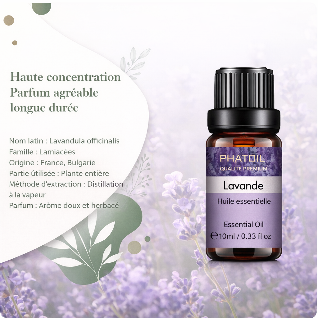 Huile essentielle lavande pure 10ml premium – L'Essence Secrète | Passion Intime