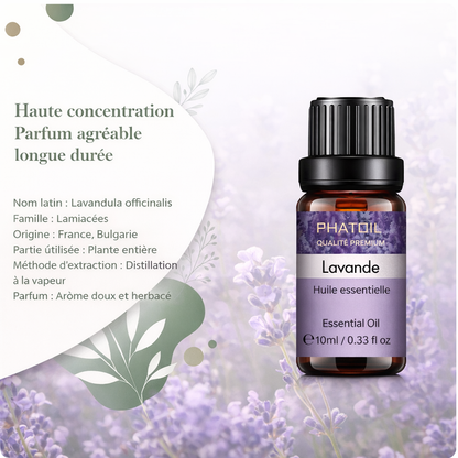 Huile essentielle lavande pure 10ml premium – L'Essence Secrète | Passion Intime