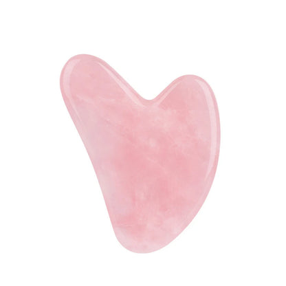 Pierre coeur jade Omerys — vue produit fond blanc, pierre naturelle et finition dorée"