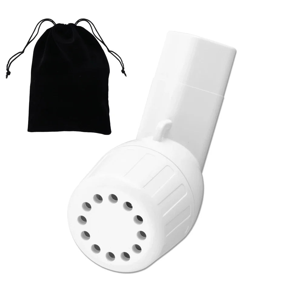 Le Souffle Libre blanc Standard — entraîneur respiratoire bien-être, léger et compact