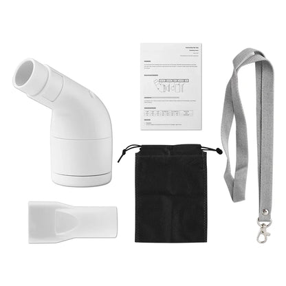 Contenu Le Souffle Libre Basic — embout respiratoire, pochette, lanière et notice d'utilisation