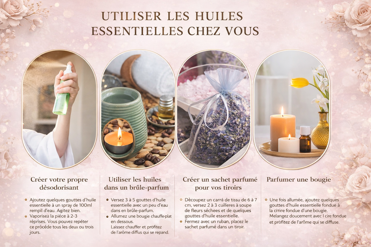 "Comment utiliser huile essentielle diffuseur massage bain – L'Essence Secrète | Passion Intime"